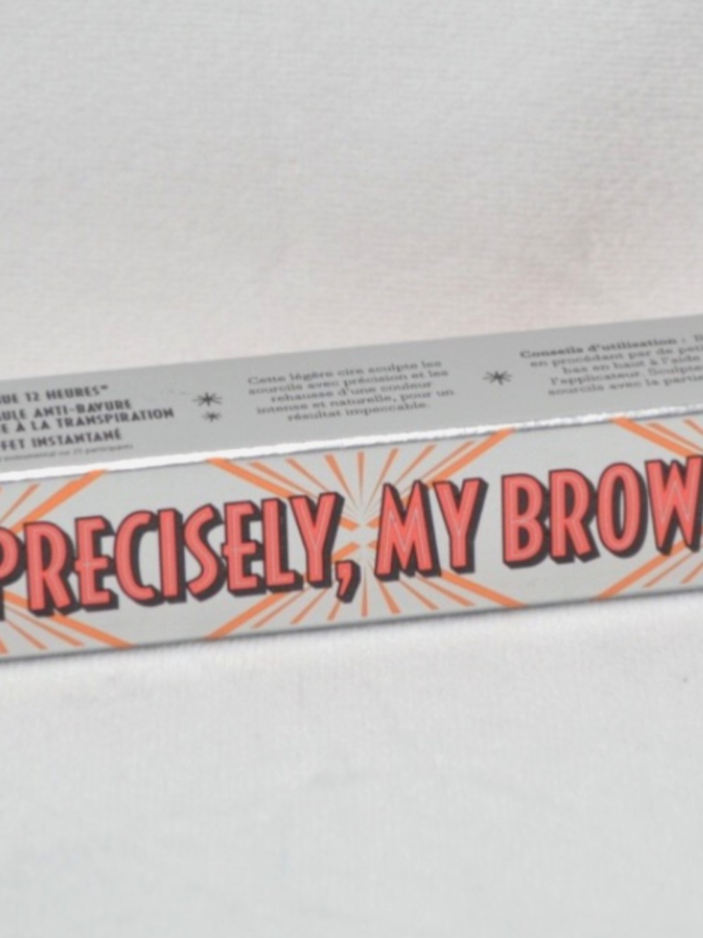 Benefit- Precisely, My Brow Wax Full Pigment Sculpting Brow Wax - Cool Grey- NIB